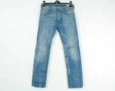 Diesel Poiak Herren W28 L32 Schmal Enges Bein Jeans Denim Hosen Blau