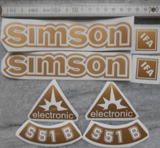 Simson S51B,S50B,electronic,IFA,Seitendeckel,Tank,Gold transparenter HG
