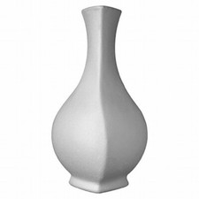 Wandvase Wandtattoo Wandsticker "Jeanette" 2x weiß, Polystyrol Wand Deko Vase