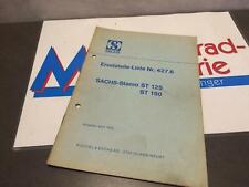 Sachs Standmotor ST 125 150 Ersatzteilkatalog Ersatzteilliste Handbuch A5025