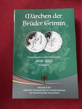 Münzsammelbuch 2 2018-2023 Märchen Brüder Grimm mit 2 Münzen 2018 + 2019 PP 20 €
