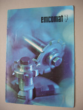 Emco EMCOMAT 7 Drehmaschine Fräse & Bohrer Katalog Vintage 80er Jahre