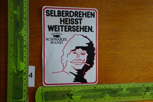 Alter aufkleber tabak - alter,