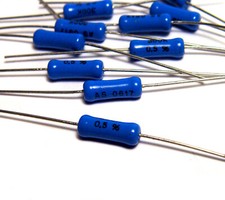 10x Präzisions-Schicht-Widerstand AS-0617, 0.5 Watt, 0.5 %, verschiedene Werte