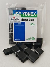 5er Pack YONEX SUPER GRAP Overgrip schwarz, das TOP-Griffband der Profis