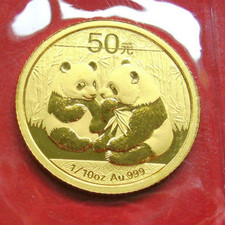 China PANDA 50 Yuan 2009 Gold