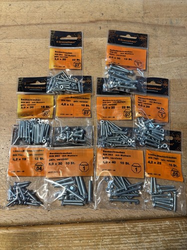 Marken packungen schrauben - marken,