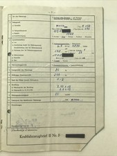 Maico M150 148ccm 6,5PS Papiere Pappbrief Kraftfahrzeugbrief Brief Fahrzeugbrief