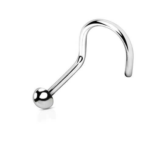 Nasenstecker gebogen titan - nasenstecker, g23