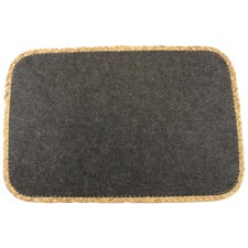 4er Set Tischset mit Bast Filz