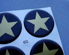 4x Embleme für Nabenkappen