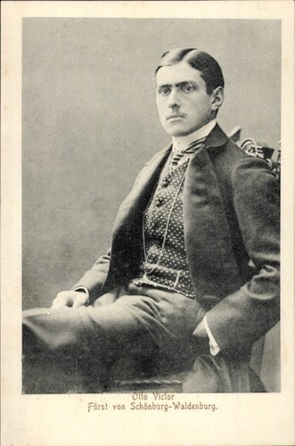 Fürst otto victor von - ak,