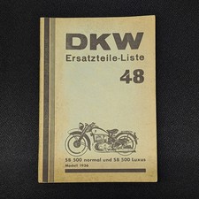 DKW SB 500 Ersatzteil Liste 48