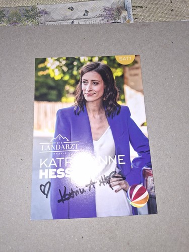 Autogrammkarte katrin anne - katrin,