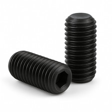 Madenschrauben DIN 913 Gewindestifte Schwarz Madenschraube mit Kegelkuppe M3 -M8