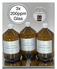 3 x Kolloidales Silberwasser