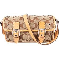 Coach Monogram Pocket Mini Crossbody Bag Tasche