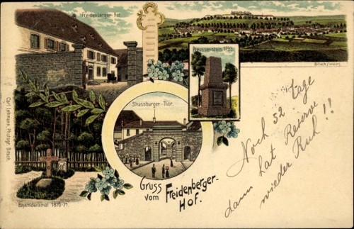 Litho bitche bitsch - bitche, lothringen