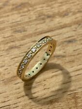 Gold Ring - Yellow (Gelb) Gold 14K 585 With 23 Little Diamonds 17 Facets