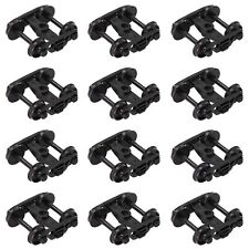 12Stk. Modellbahn Spur H0 1:87 POM Drehgestelle mit 33 "Kunststoffrädern