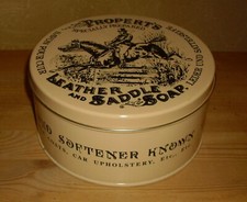 1 Blechdose, Propert's Leather and Saddle Soap, Leder und Sattel Seife, leer