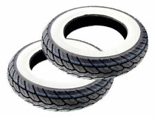 Weisswand Reifen Satz Kenda K418 3.50-10 4PR 51J TL für Roller / Scooter