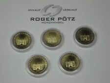 5 x 2 Euro Gedenkmünzen BRD -