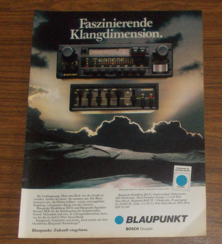Seltene werbung blaupunkt - seltene,