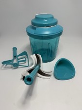 Tupperware Super Sonic Turbo Chef groß Türkis mit Zubehör 1,2 L Zustand Sehr Gut