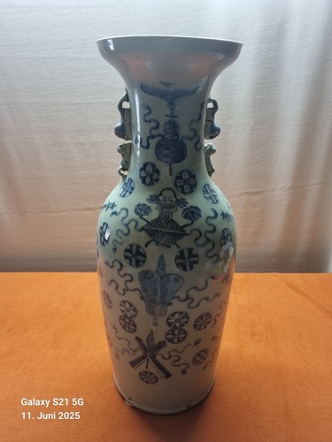 Große china bodenvase blau - china,