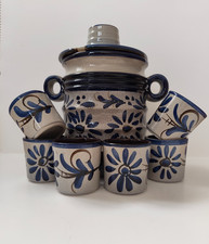 Rumtopf  mit Deckel und 6