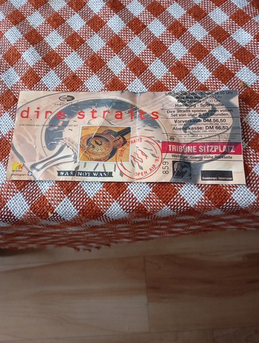 Alte konzertkarte dire - alte,