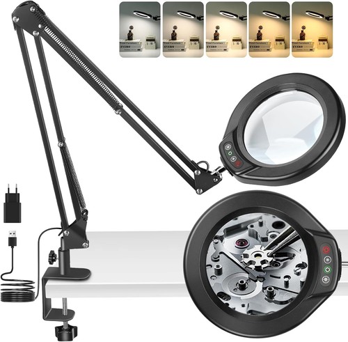 Lupe mit licht optisches - mit, 5"