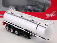 Herpa 076456 Chrome Tank Trailer For SZ Truck 1:87 Mint! OVP ST 1704-29-90