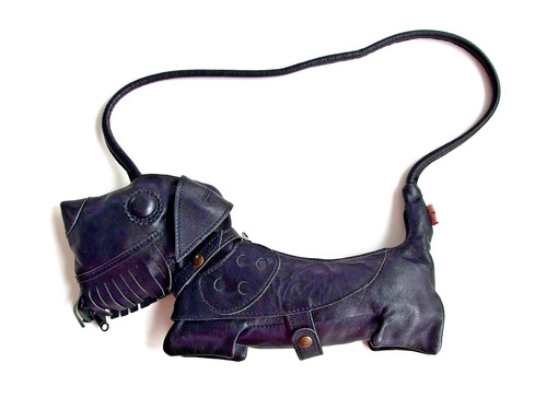 Vintage ledertasche schwarzer - vintage,