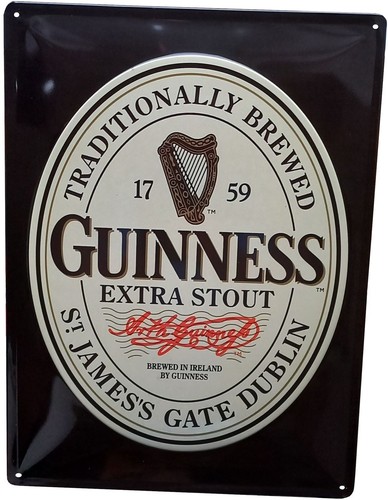 Blechschild 30x40 guinness - blechschild,