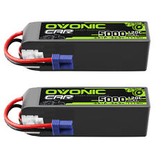 2x Ovonic 22,2V 120C 5000mAh 6S Lipo Akku EC5 für RC Auto LKW Arrma EDF Jet Heli