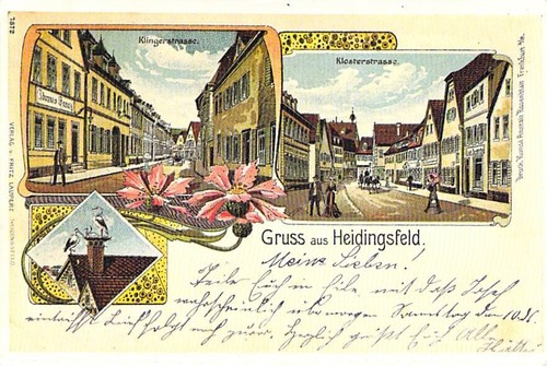 Würzburg heidingsfeld - ak,