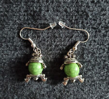 Ohrringe Frosch mit Perle