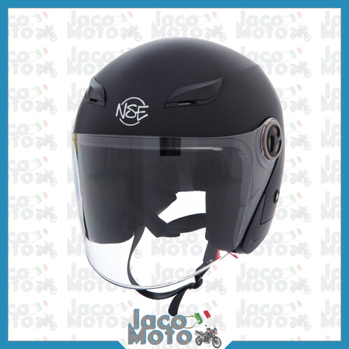 Helm jet genehmigt mit visier - helm,