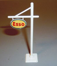 LEGO-ALT.50/60 JAHRE.ESSO-TANKSTELLENSCHILD M.MAST.AUS SET. S.GUT FÜR DAS ALTER