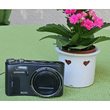 Samsung WB2000 Schwarz Digitalkamera 5x Zoom Geprüft Kompakt Schneider Kreuznach