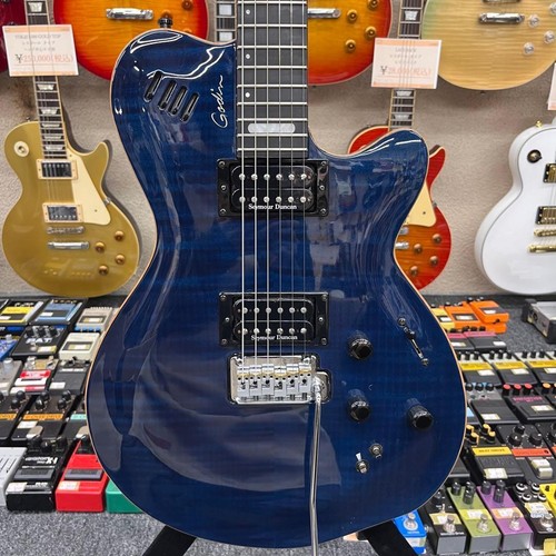 Godin lgxt trans - trans, blue