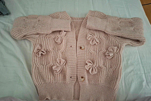 Shein damen strickjacke - shein, rosa