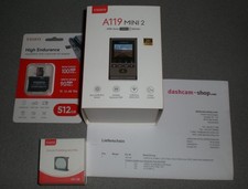 VIOFO A119 Mini 2 Dashcam + 512GB Micro SD-Karte + CPL-Filter 100 Polarisation