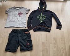 Pulli+T-Shirt+kurze Hose  von Engelbert Strauss 134/140