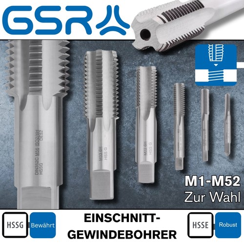 Gsr einschnitt gewindebohrer - einschnitt,