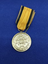 Grubenwehr Ehrenzeichen der BRD Medaille am Band in Gold - RRR