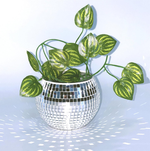Silber glas mosaik - glas, discokugel