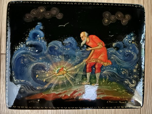 Russische lackdose palekh - russische,